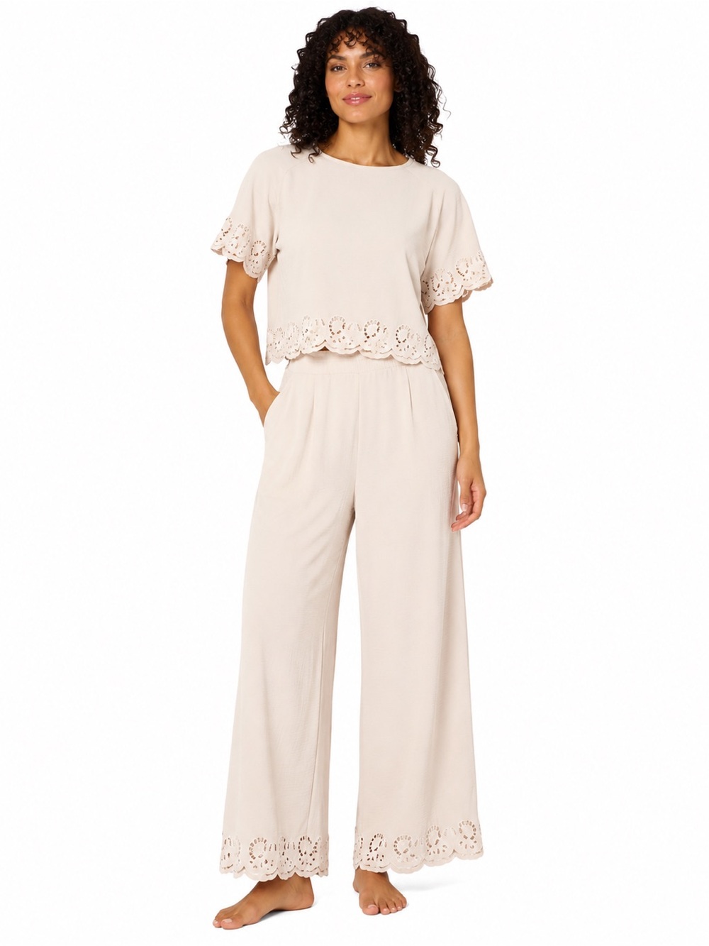 Adrianna Papell Airflow Woven Set